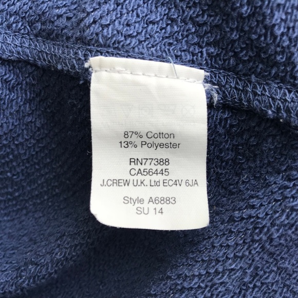 J Crew Vintage Terry Sweatshirt Crewneck - Picture 8 of 8